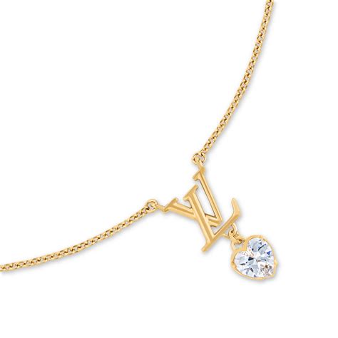 lv iconic heart necklace